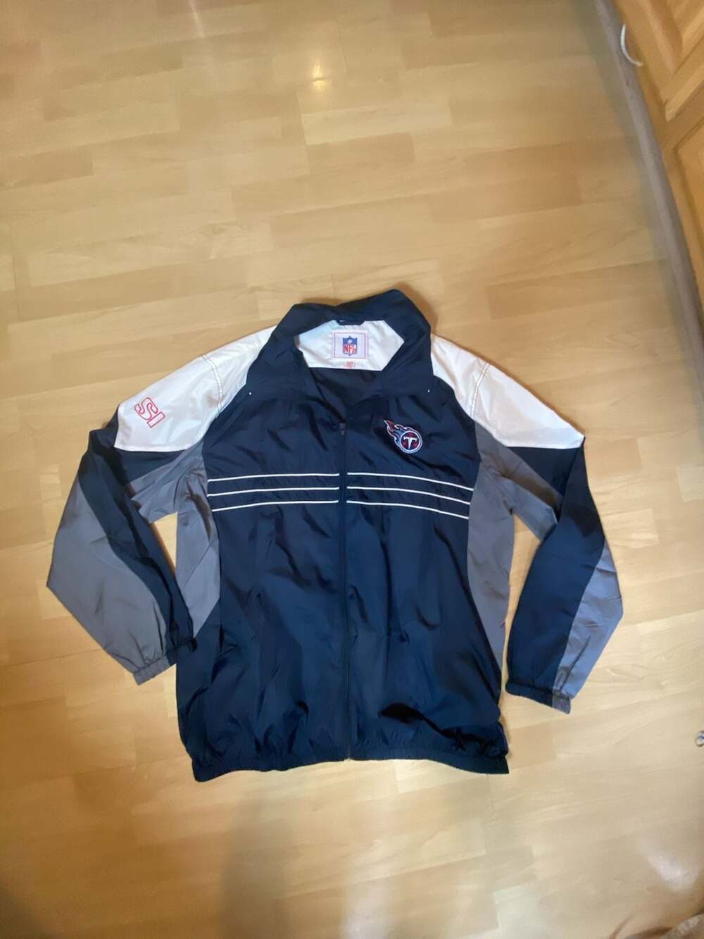 NFL Tennessee Titans Sports Illustrated Windbreaker Zip Up Jacket XL Excellent